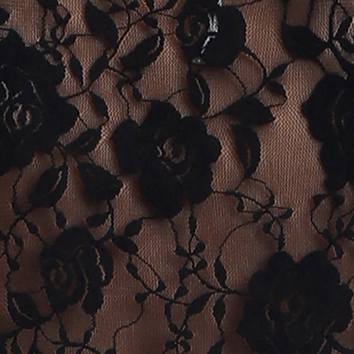 Black Net Button-Up Shrug