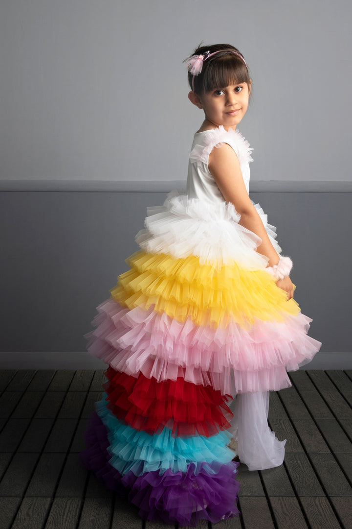 The Rainbow Frill Dress