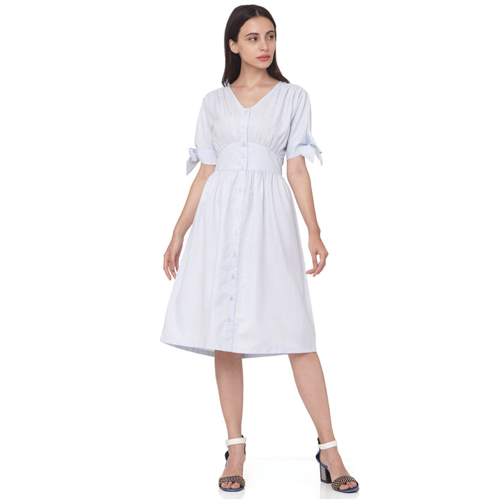 White English Day Dress
