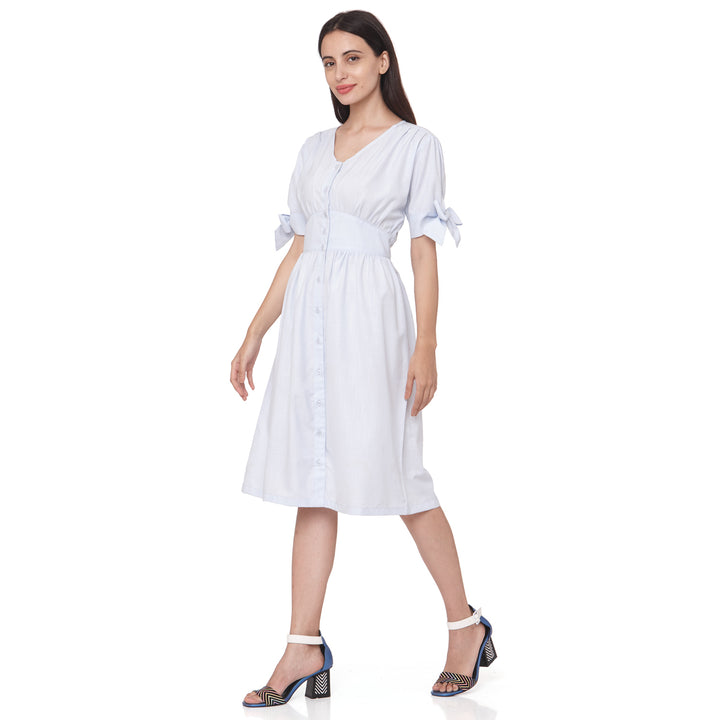 White English Day Dress