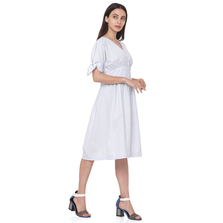 White English Day Dress