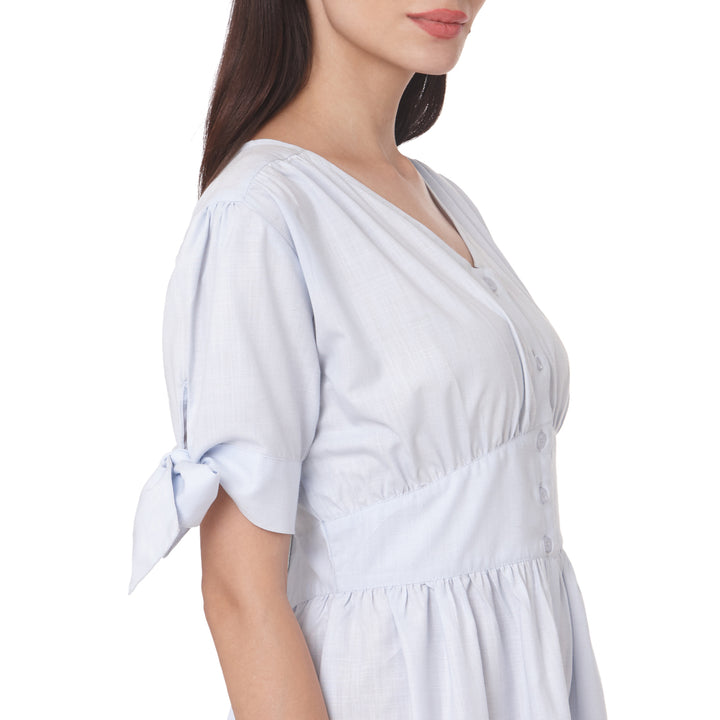 White English Day Dress