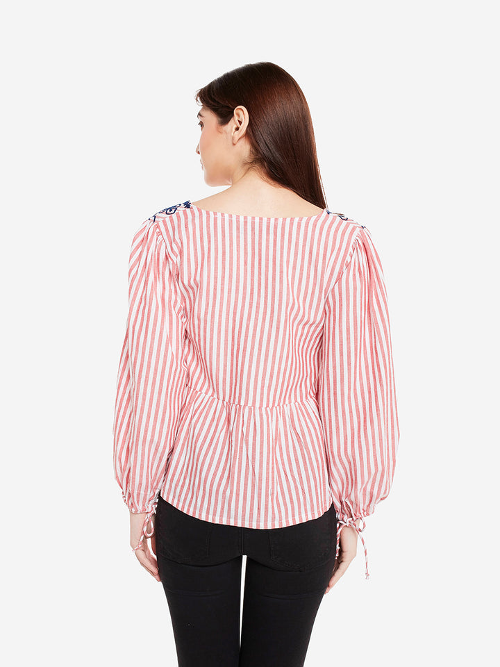 Cotton Embroidered Top