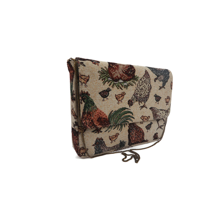 Bird Printed Laptop Sling Bag