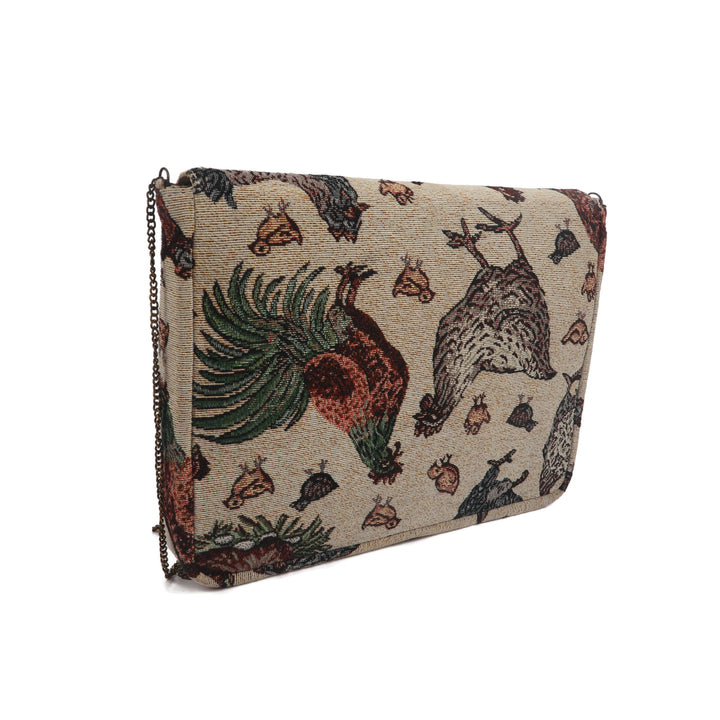 Bird Printed Laptop Sling Bag