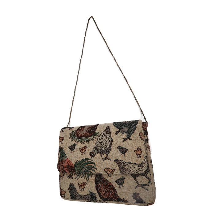 Bird Printed Laptop Sling Bag