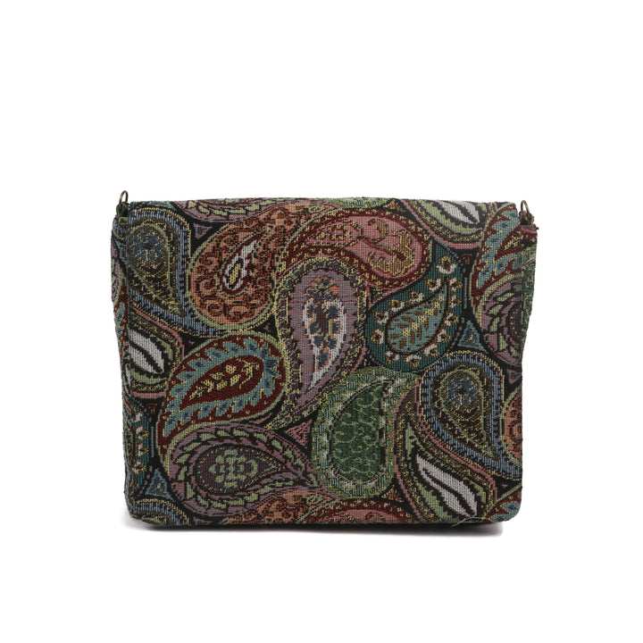 Paisley Box Clutch