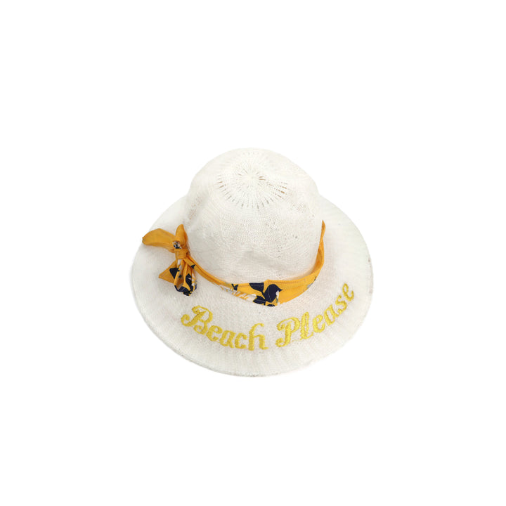 Yellow Vibrant Summer Beach Hat