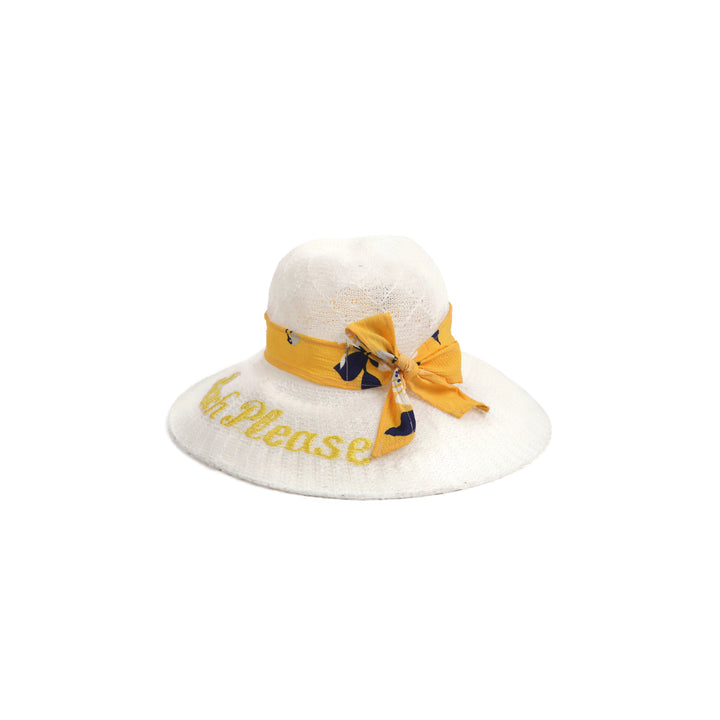 Yellow Vibrant Summer Beach Hat