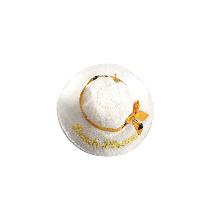 Yellow Vibrant Summer Beach Hat