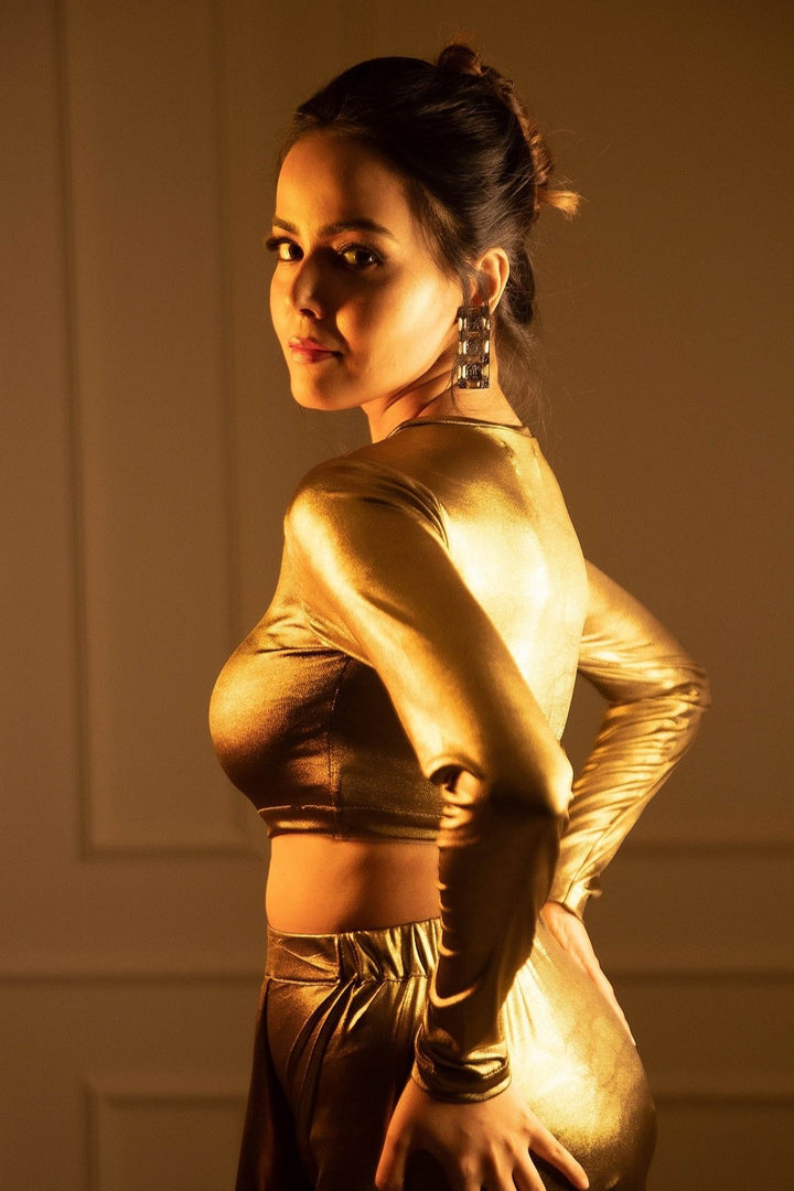 Gold Regal Drape Skirt