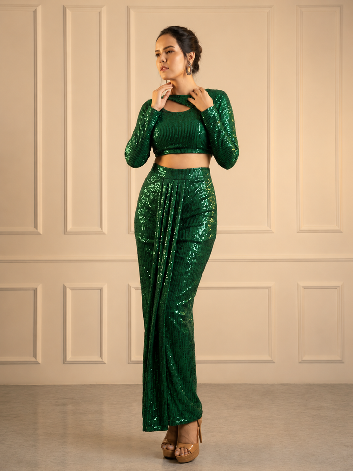 Emerald Sequin Fusion Set