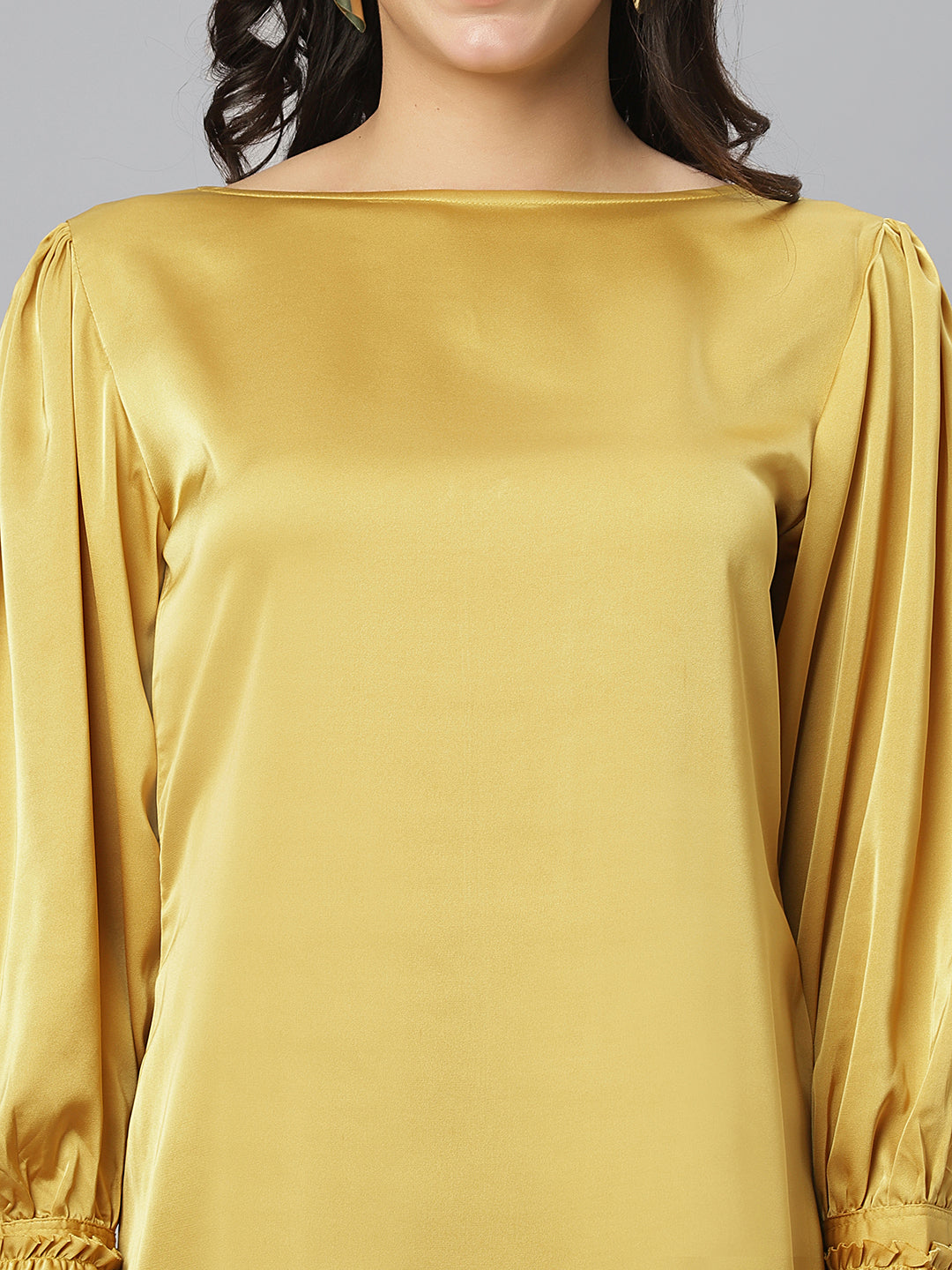 Honeycomb Luxury Satin Dress