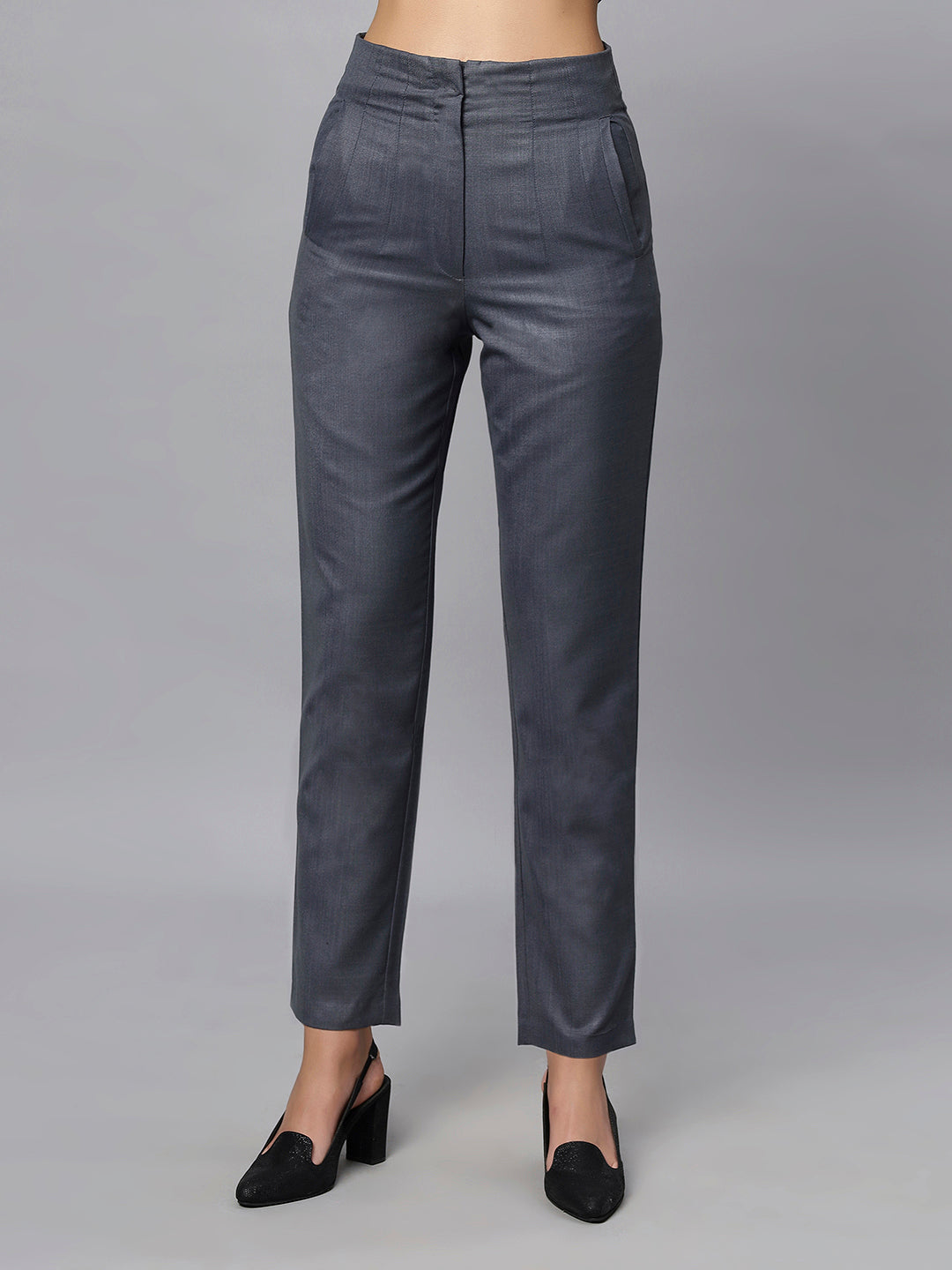 Formal Grey Blazer And Pants Set