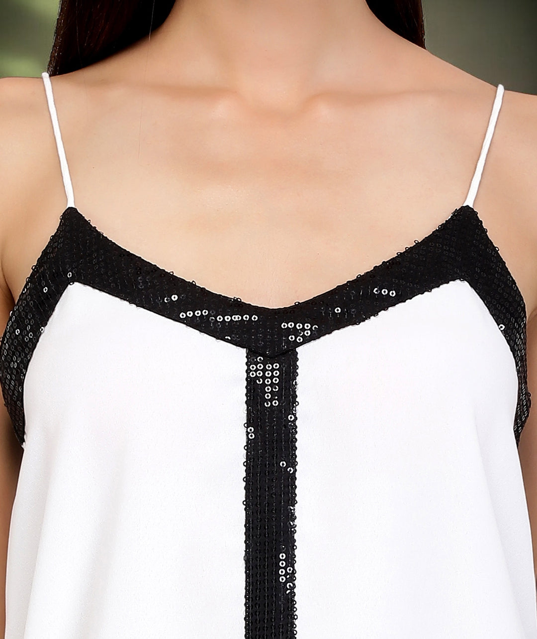 Contrasting Shimmer Camisole