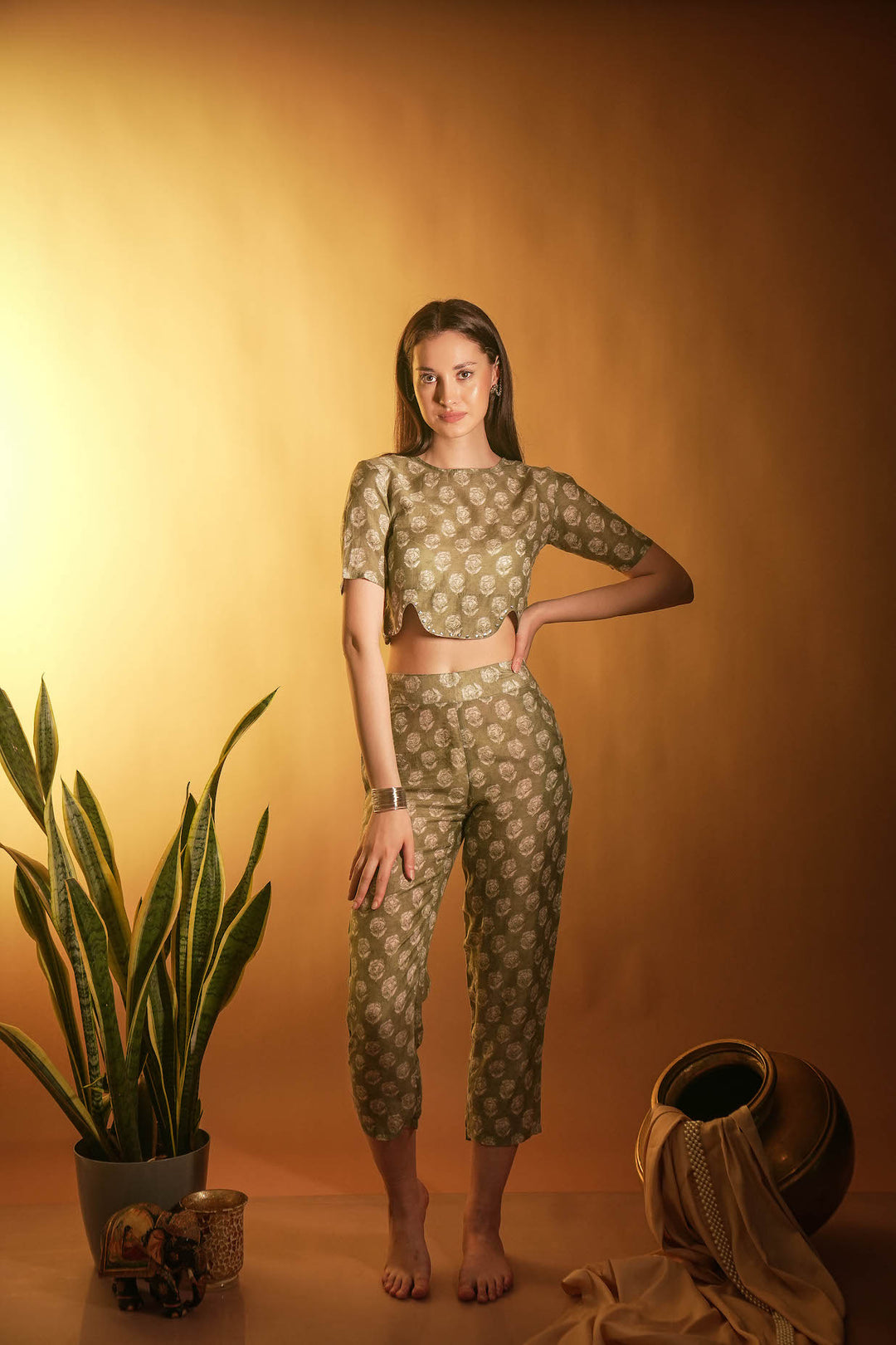 Sage Mist Festive Co-ord Set