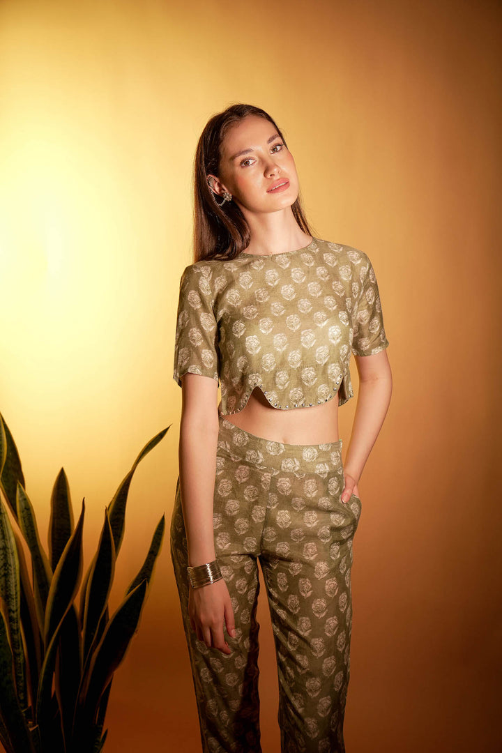 Sage Mist Festive Co-ord Set