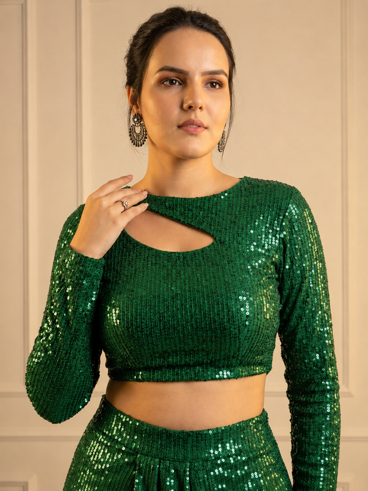 Emerald Sequin Fusion Set
