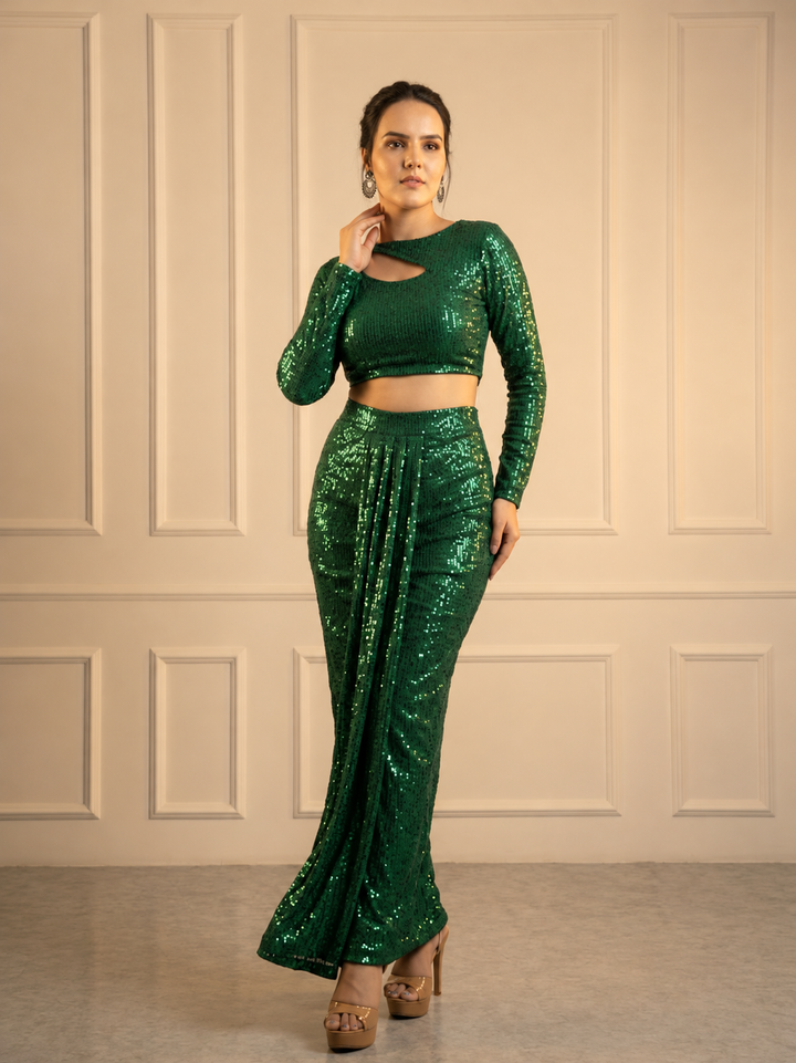 Emerald Sequin Fusion Set