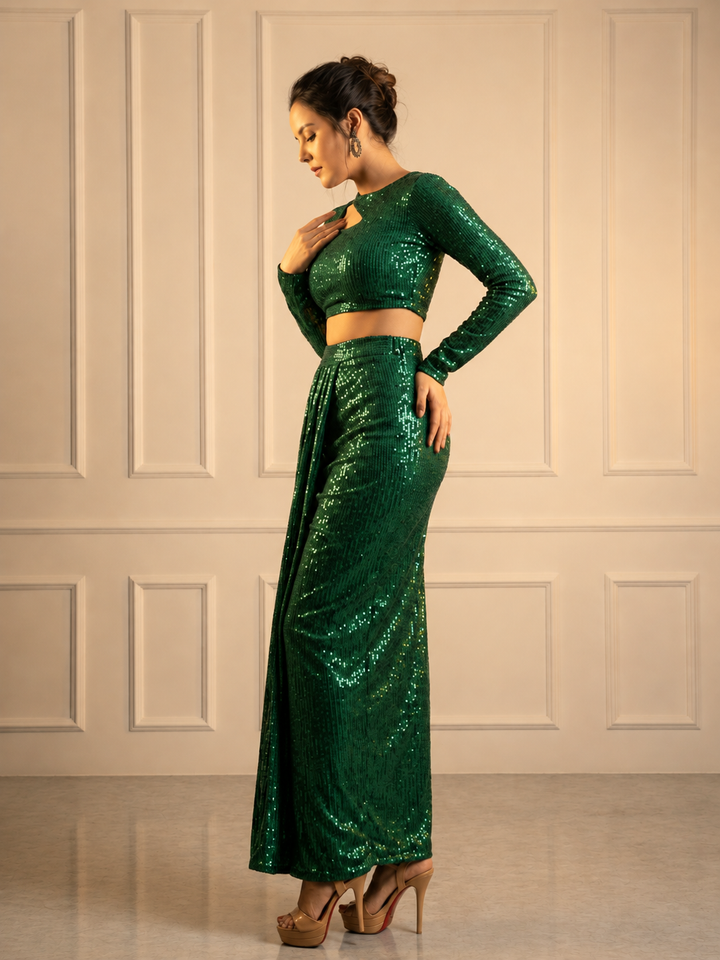 Emerald Sequin Fusion Set