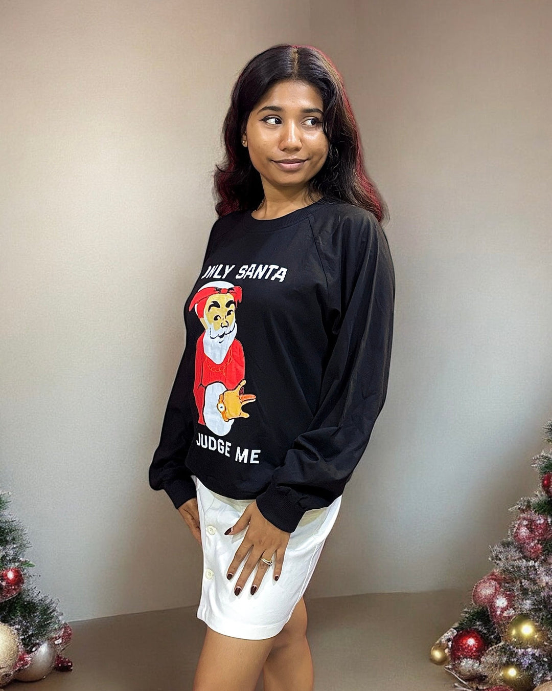 "Only Santa Can Judge Me" Christmas Sweatshirt