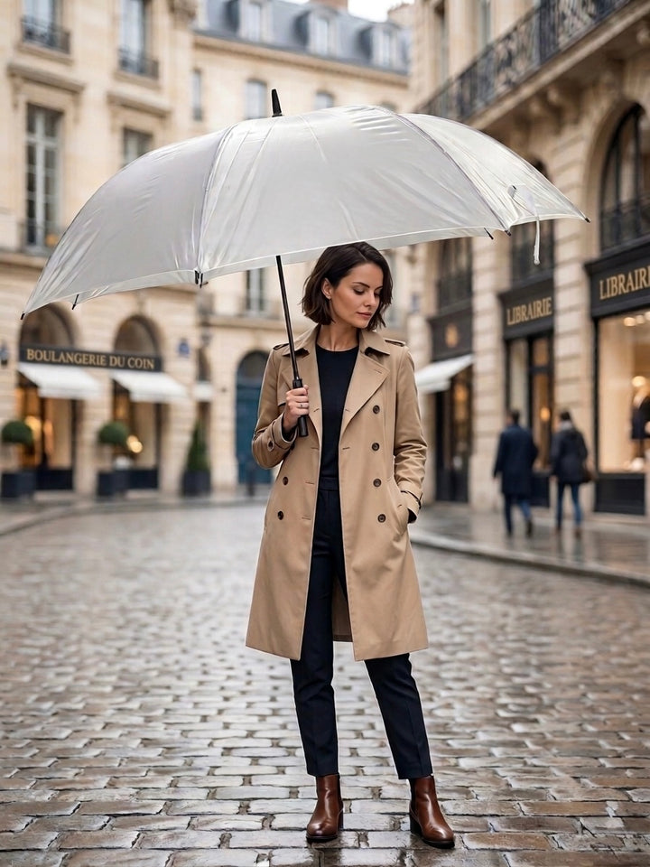White Long Umbrella