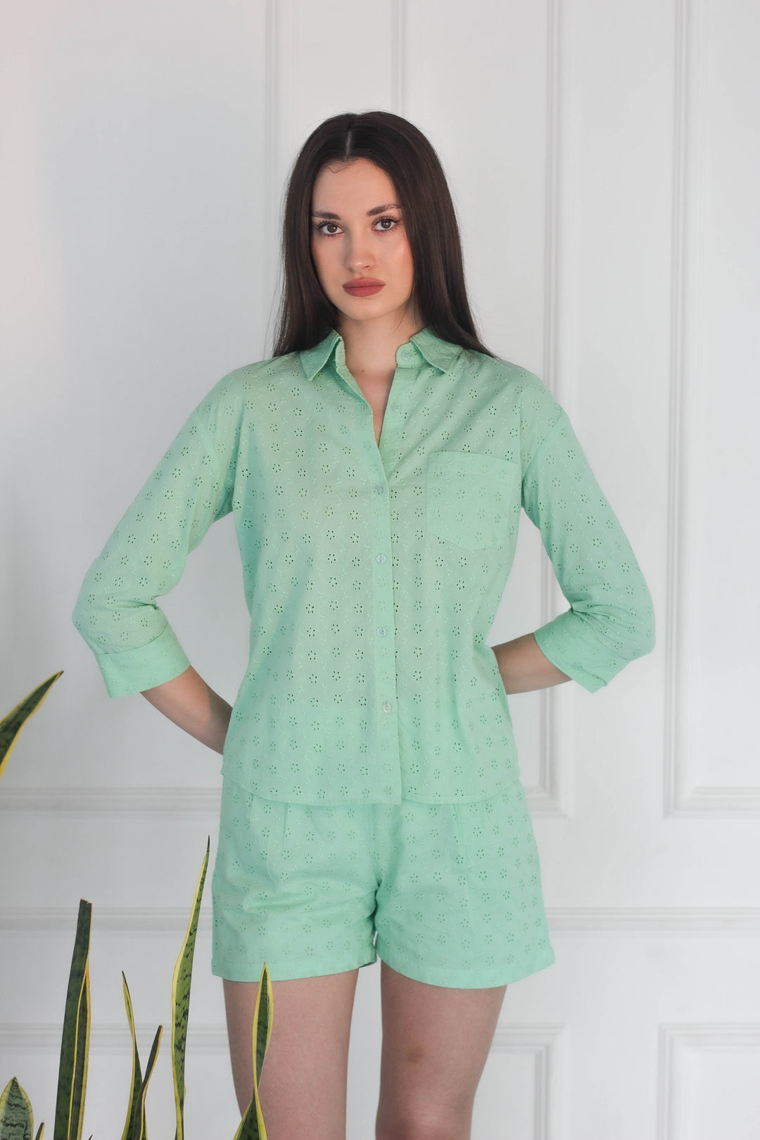 Lime Light Cotton Coord Set
