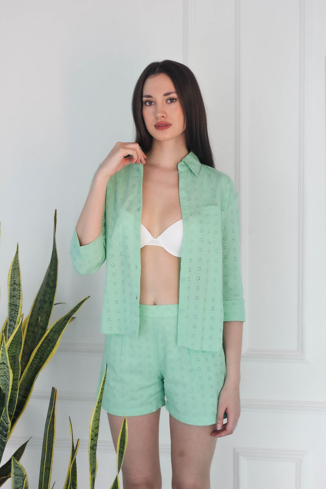 Lime Light Cotton Coord Set