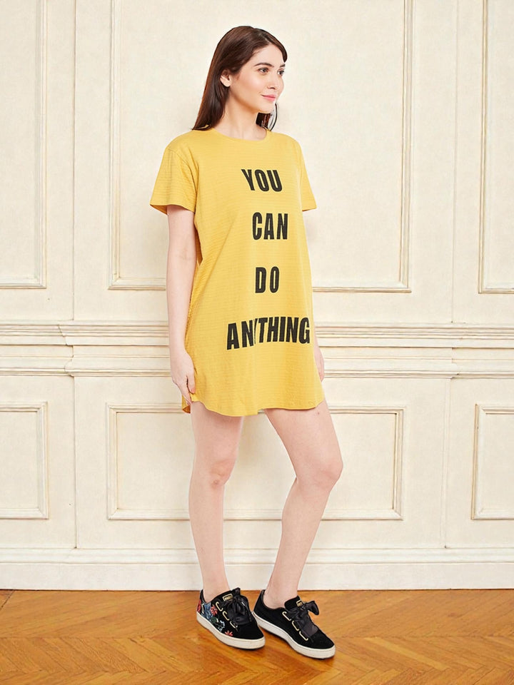 You Can Do Anything T-Dress
