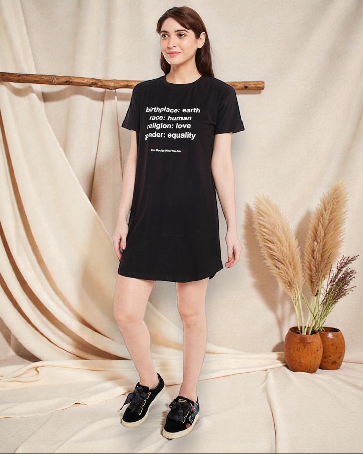 Humanity T-Dress