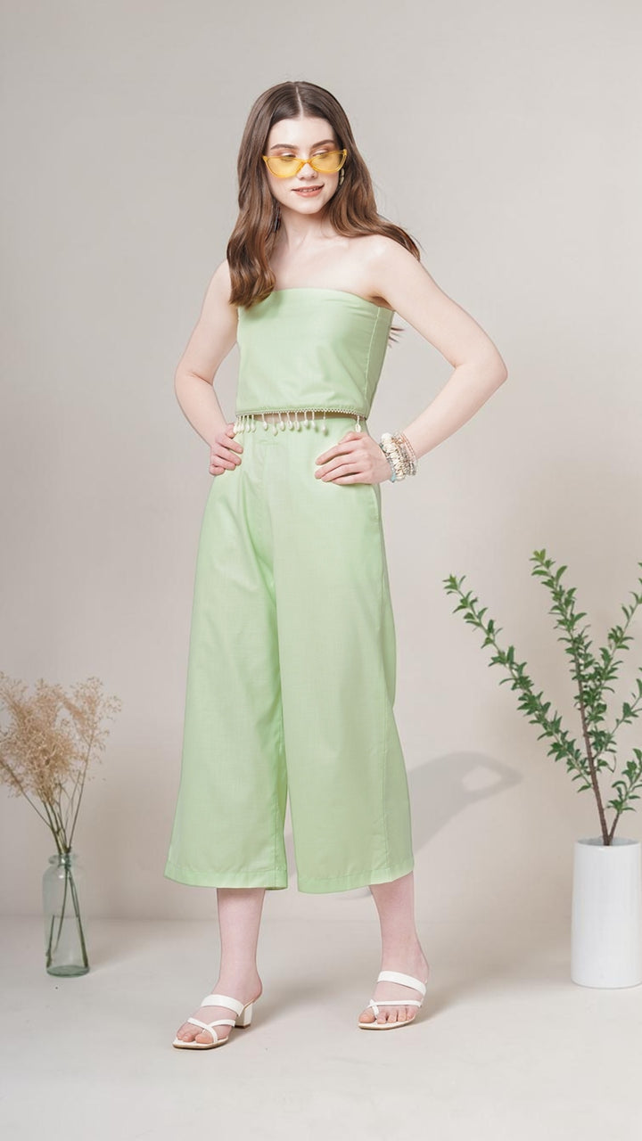 Bohemian Lime Green Co-ord Set
