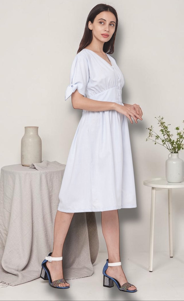 White English Day Dress
