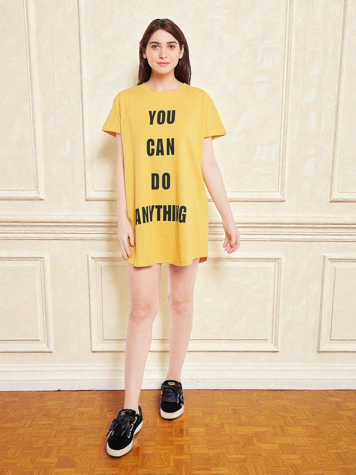 You Can Do Anything T-Dress