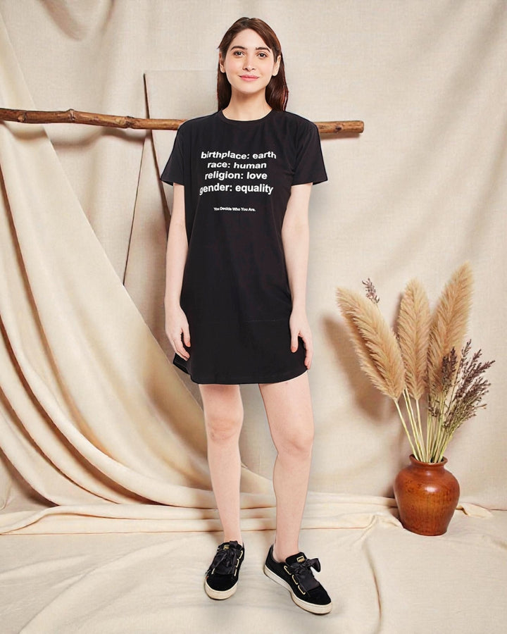 Humanity T-Dress