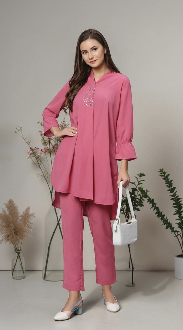 Embellished Mauve Co-ord Set