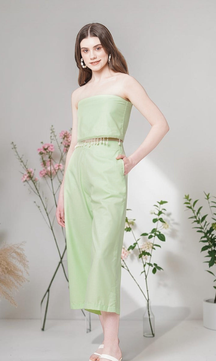 Bohemian Lime Green Co-ord Set