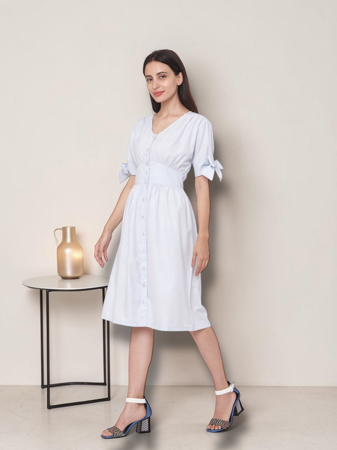White English Day Dress
