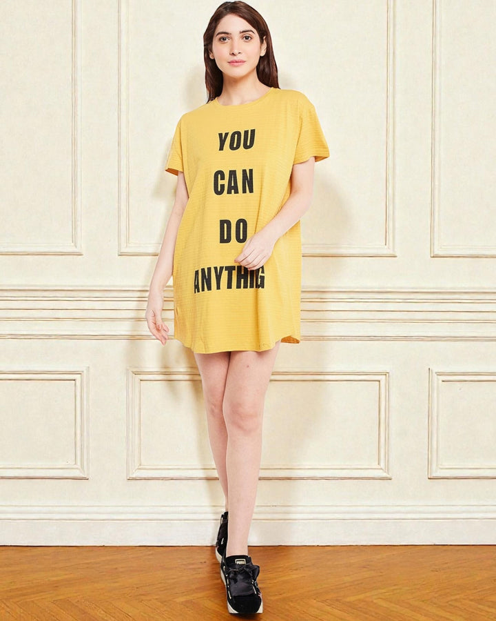 You Can Do Anything T-Dress