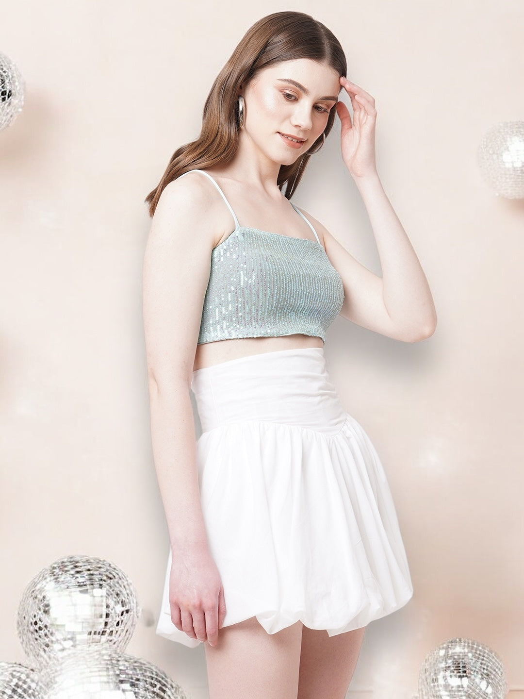 Ocean Mermaid Sequin Cami