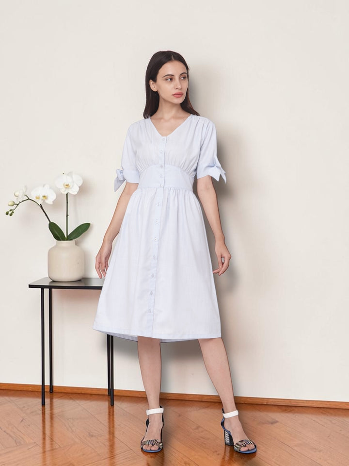 White English Day Dress