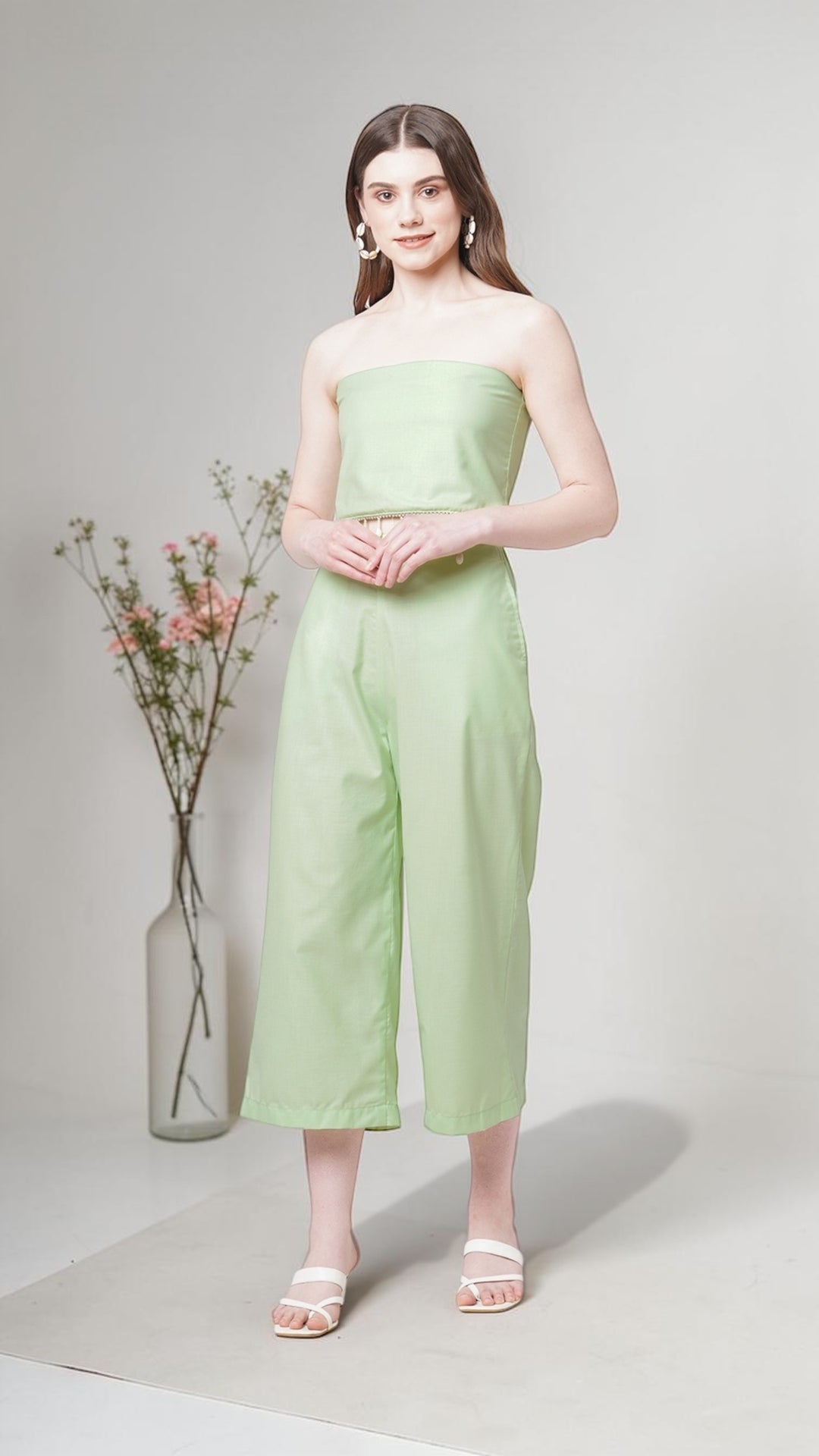 Bohemian Lime Green Co-ord Set
