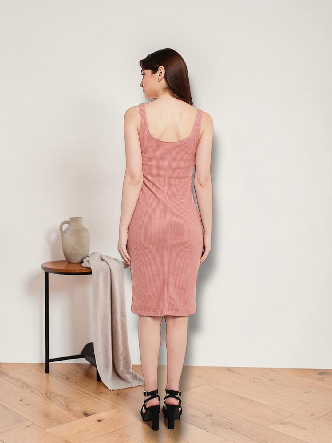 Peach Bodycon Dress #ASHTAG Peach Bodycon Dress #ASHTAG