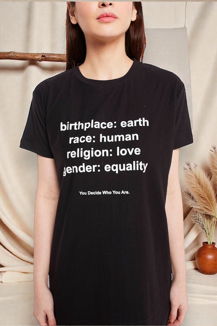 Humanity T-Dress