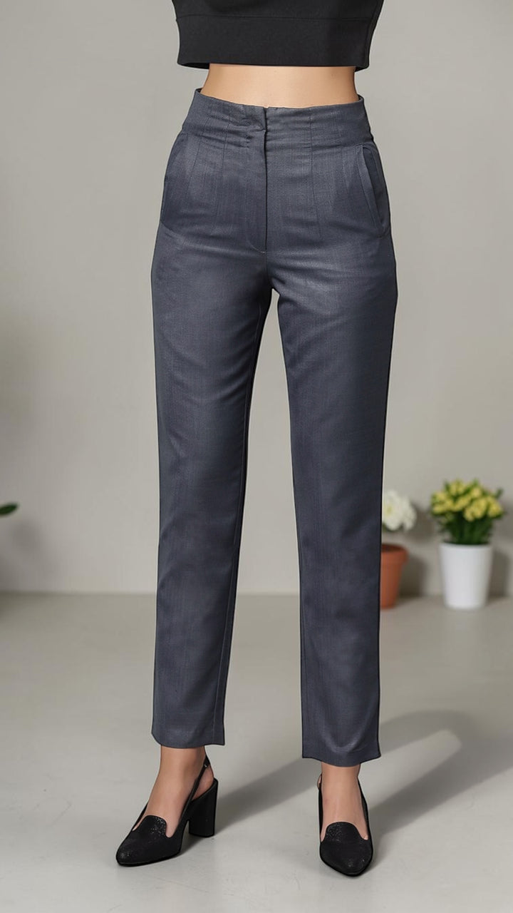 Formal Grey Blazer And Pants Set