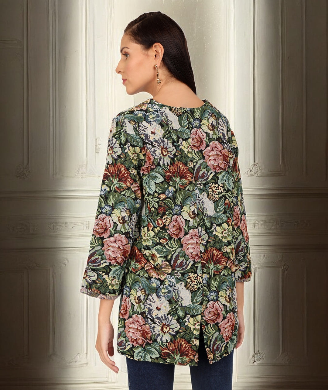 Tropical Forest Coat Dress