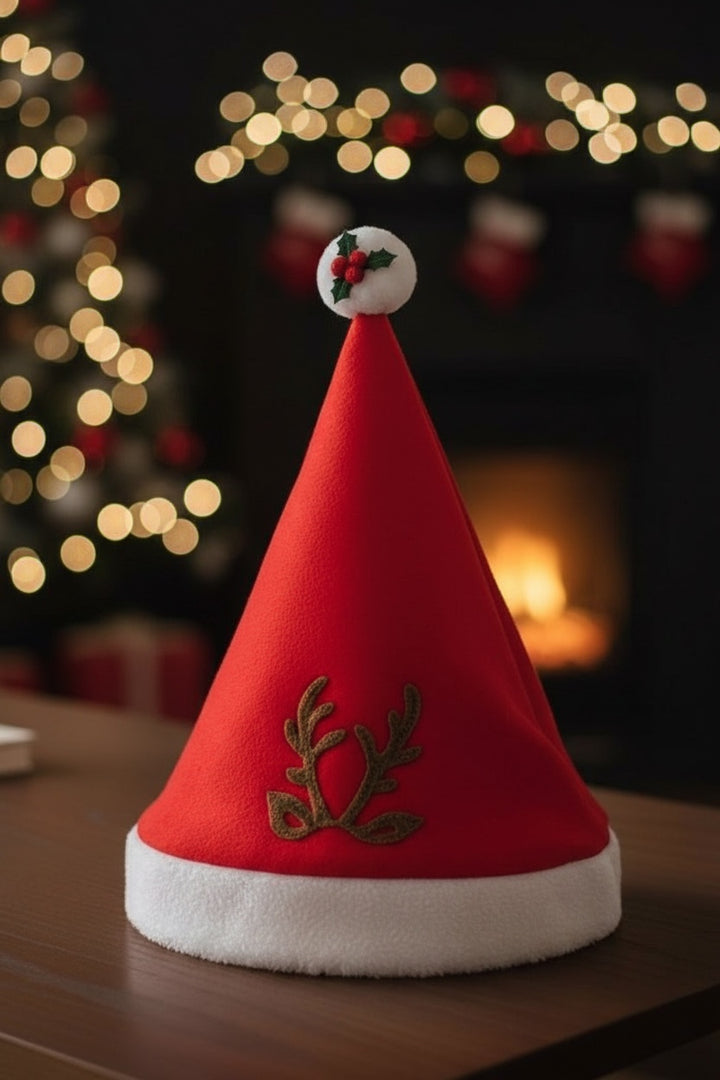Red Velvet Santa Hat