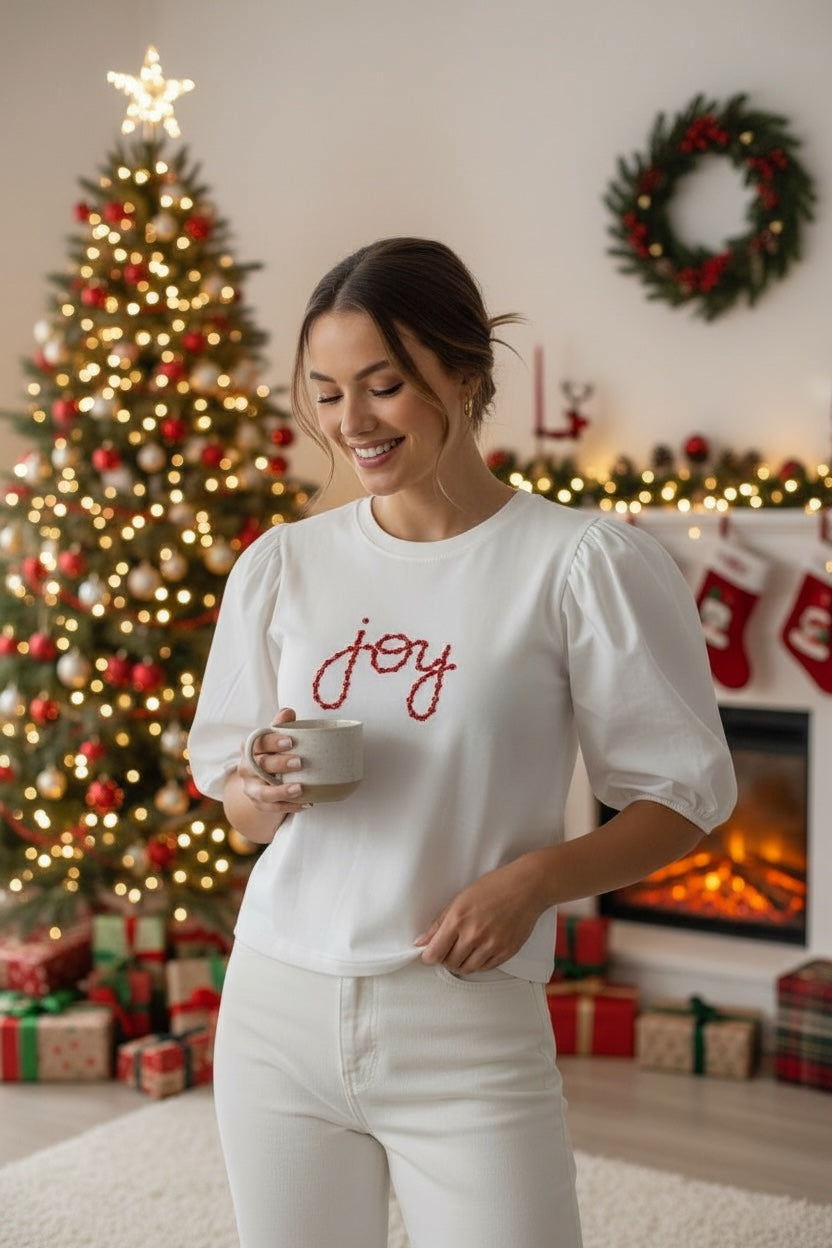 Joy Christmas Top