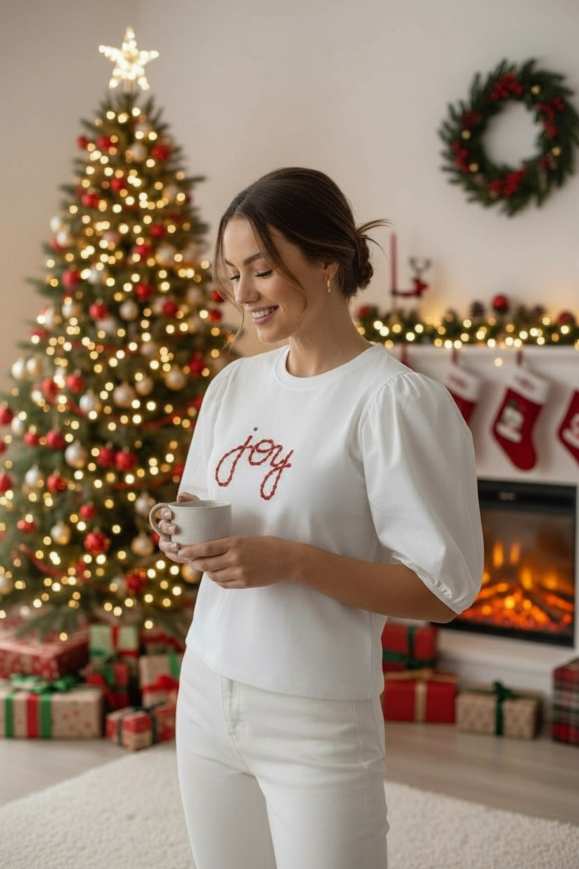 Joy Christmas Top