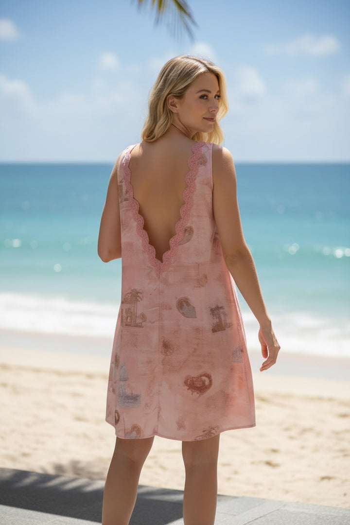 Backless Beach Breezy Dress