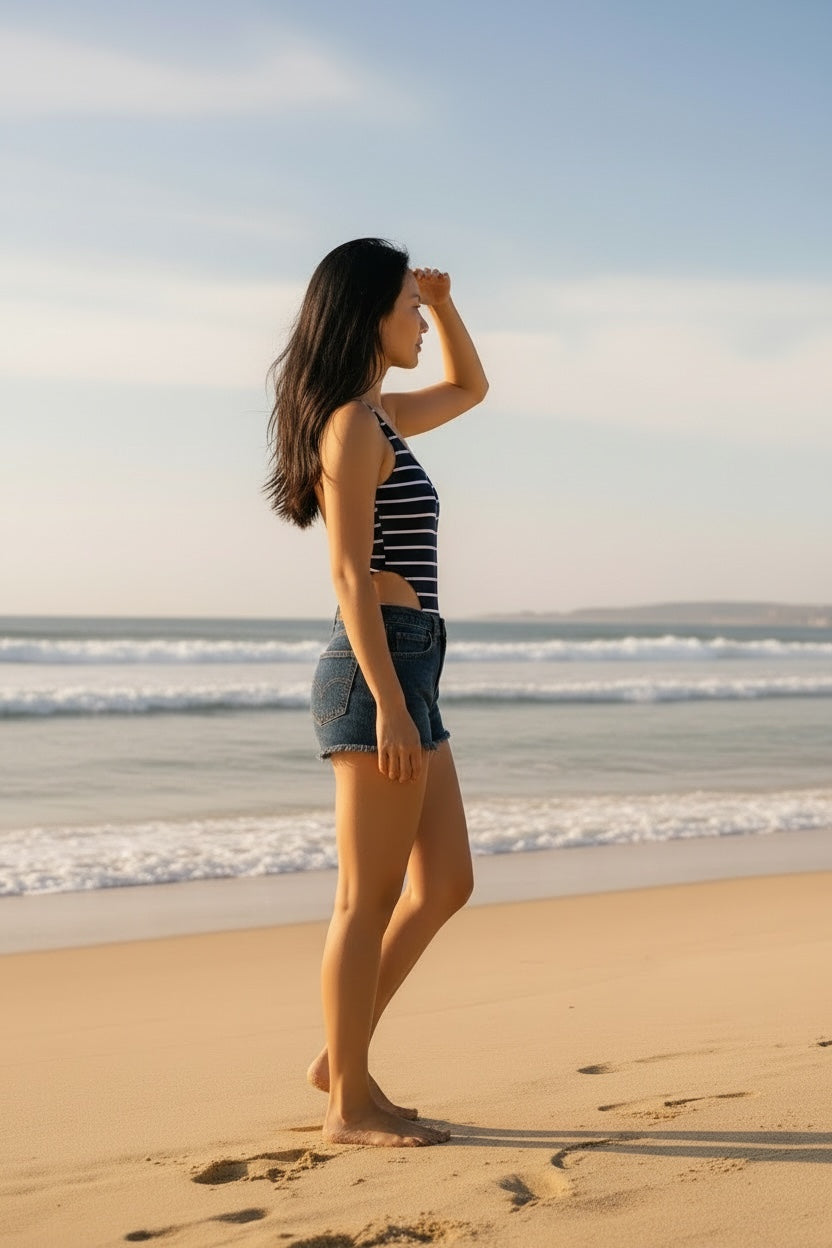 Shoreline Sculpt Cut-Out Bodysuit